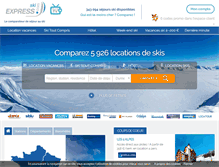 Tablet Screenshot of location.ski-express.com